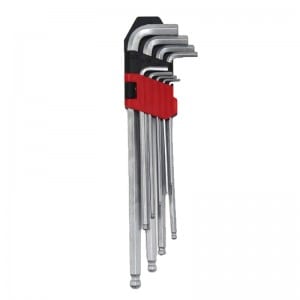 professional factory for Rotary Tool Accessory Kit -
 JC1308 9Pcs Long Arm Ball Point Hex Key Set – JOCEN