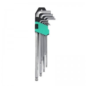 Short Lead Time for Tape Measure With Logo Printing -
 JC1310 9Pcs Long Arm Ball Point Hex Key Set – JOCEN