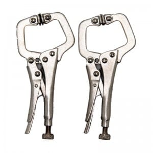 Manufacturer for Dc Electric Air Pump Inflator Tool -
 JC1005 2Pcs Mini C-Clamp Locking Pliers – JOCEN