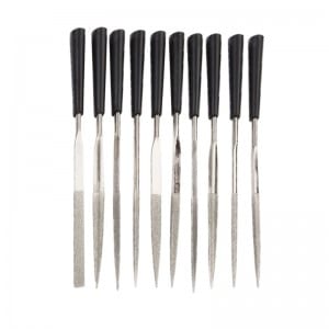 JC1546 10Pcs Diamond Needle File Set