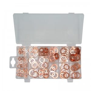 JC8012 150Pcs Copper O-Ring Assortment