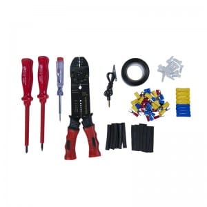 JC1031 Crimping Pliers Set With Cable Lug Assortment and Tester