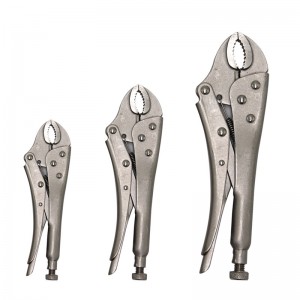 JC1003 5″,7″,10″  Professional Universal Indexing Round Curved Jaw Grips Locking Pliers Set