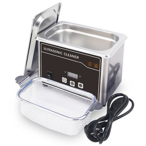 0.8L Degas portable household ultrasonic jewelry cleaner with digital timer