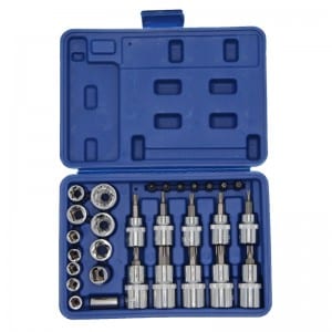 Cheapest Price Crowfoot Wrench Set -
 JC1533 30Pcs Star Socket And Bit Set – JOCEN