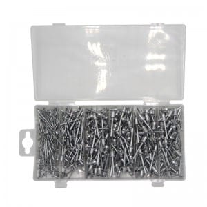 JC8007 400Pcs Aluminum Rivet Assortment