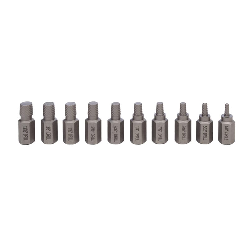 Well-designed Diamond Ball Nose End Mills -
 JC1525 10Pcs Screw Extractor Set – JOCEN