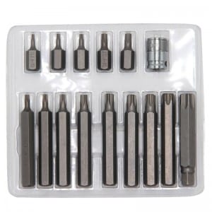 Personlized Products Cross Peen Hammer -
 JC1529 15Pcs Torque Star Bit Set – JOCEN