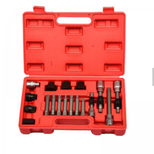 PriceList for Crimping Pliers -
 JC9701 18 Pcs Alternator Flywheel Pulley Repair Removal Tool Kit Set  – JOCEN