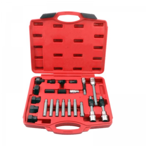 JC9703 22 Pcs Alternator Clutch Freewheel Pulley Repair Removal Installer Fix Kit Set Auto Tool